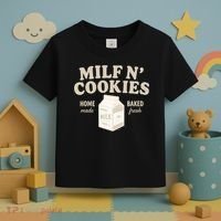 Stay At Home Milf N Cookies  Toddler T-Shirt thumb 3