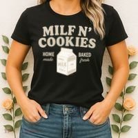 Stay At Home Milf N Cookies  Women's T-Shirt thumb 2