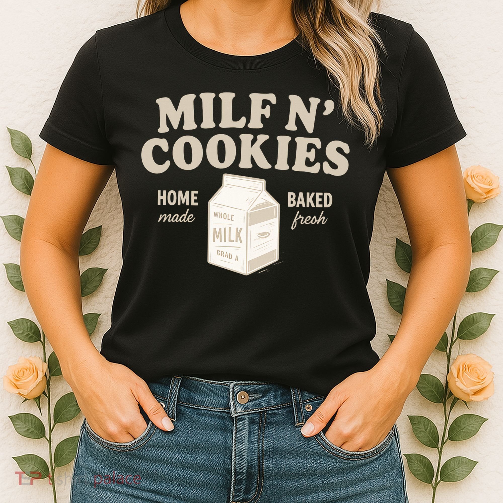 Stay At Home Milf N Cookies  Women's T-Shirt