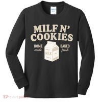 Stay At Home Milf N Cookies  Kids Long Sleeve Shirt thumb 0