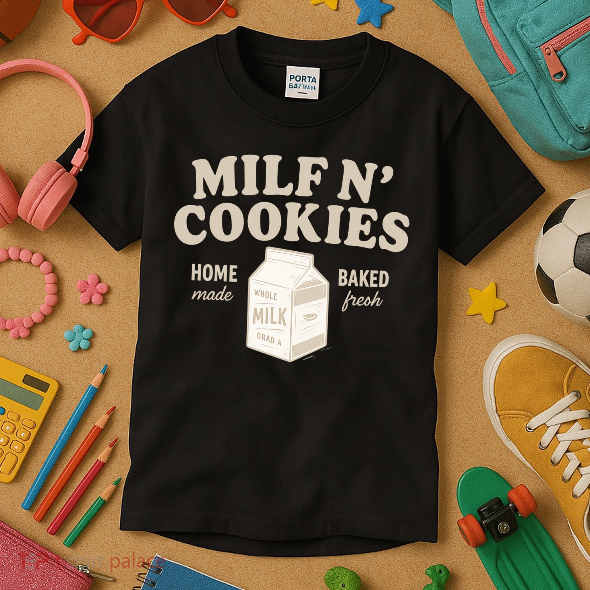 Stay At Home Milf N Cookies  Kids T-Shirt