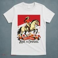 Save A Horse Ride A Cowgirl Western Rodeo T-Shirt thumb 5