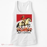 Save A Horse Ride A Cowgirl Western Rodeo Women's Tank Top thumb 0