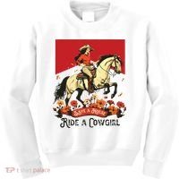 Save A Horse Ride A Cowgirl Western Rodeo Kids Sweatshirt thumb 0