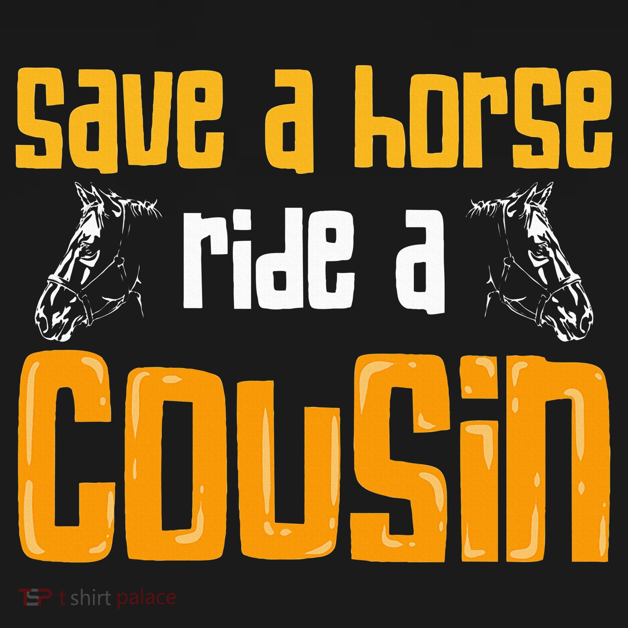 Save A Horse Ride A Cousin Relatives Cousin USA-Made Doggie Bandana