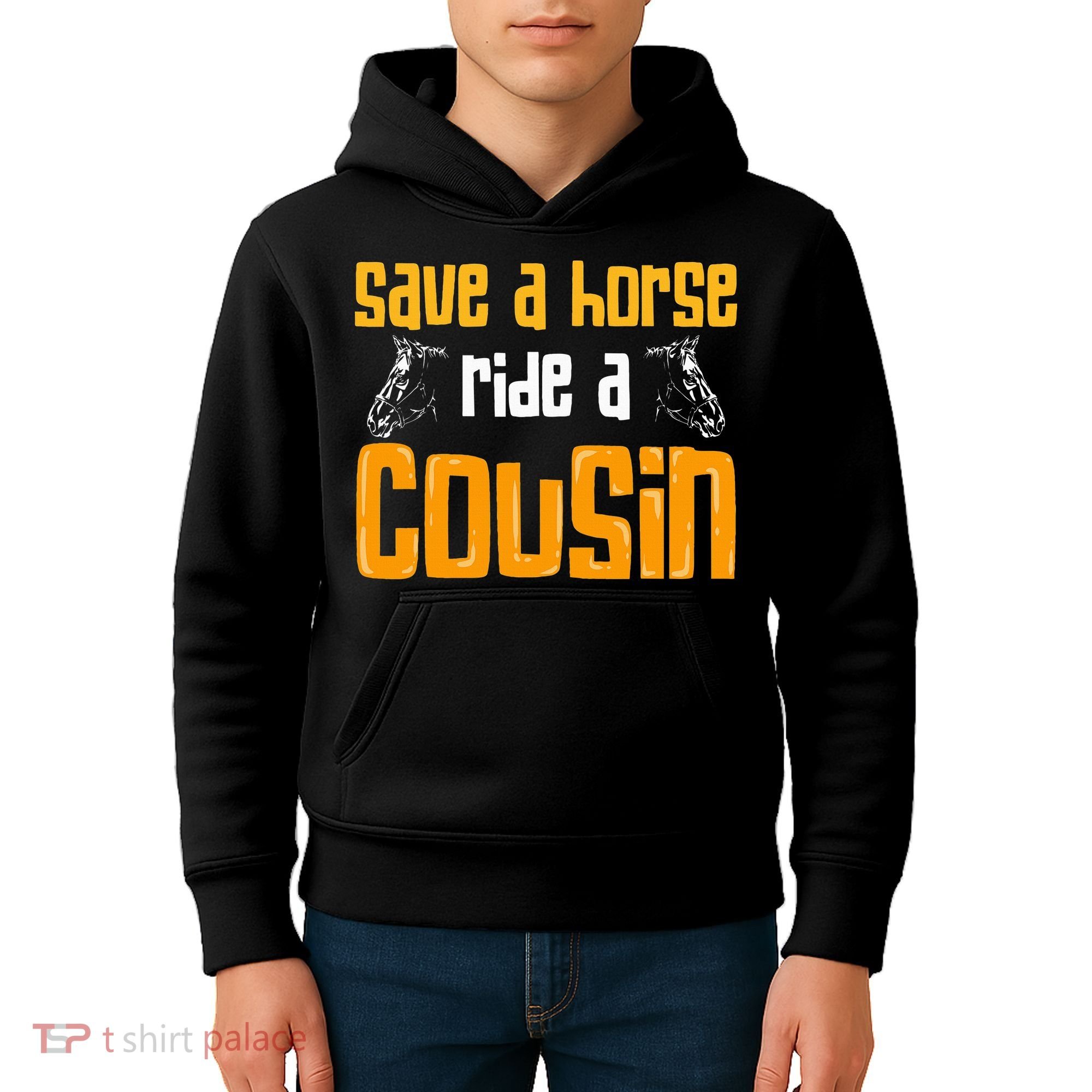 Save A Horse Ride A Cousin Relatives Cousin Kids Hoodie