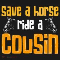 Save A Horse Ride A Cousin Relatives Cousin Kids Hoodie thumb 5