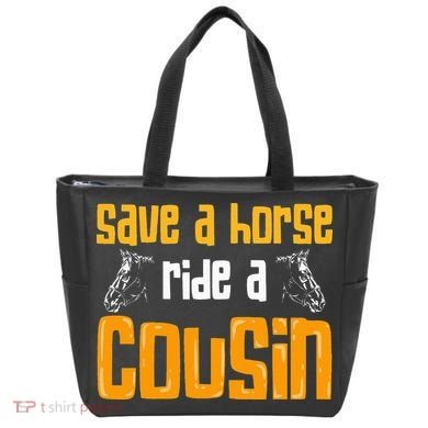 Save A Horse Ride A Cousin Relatives Cousin Tote Bag