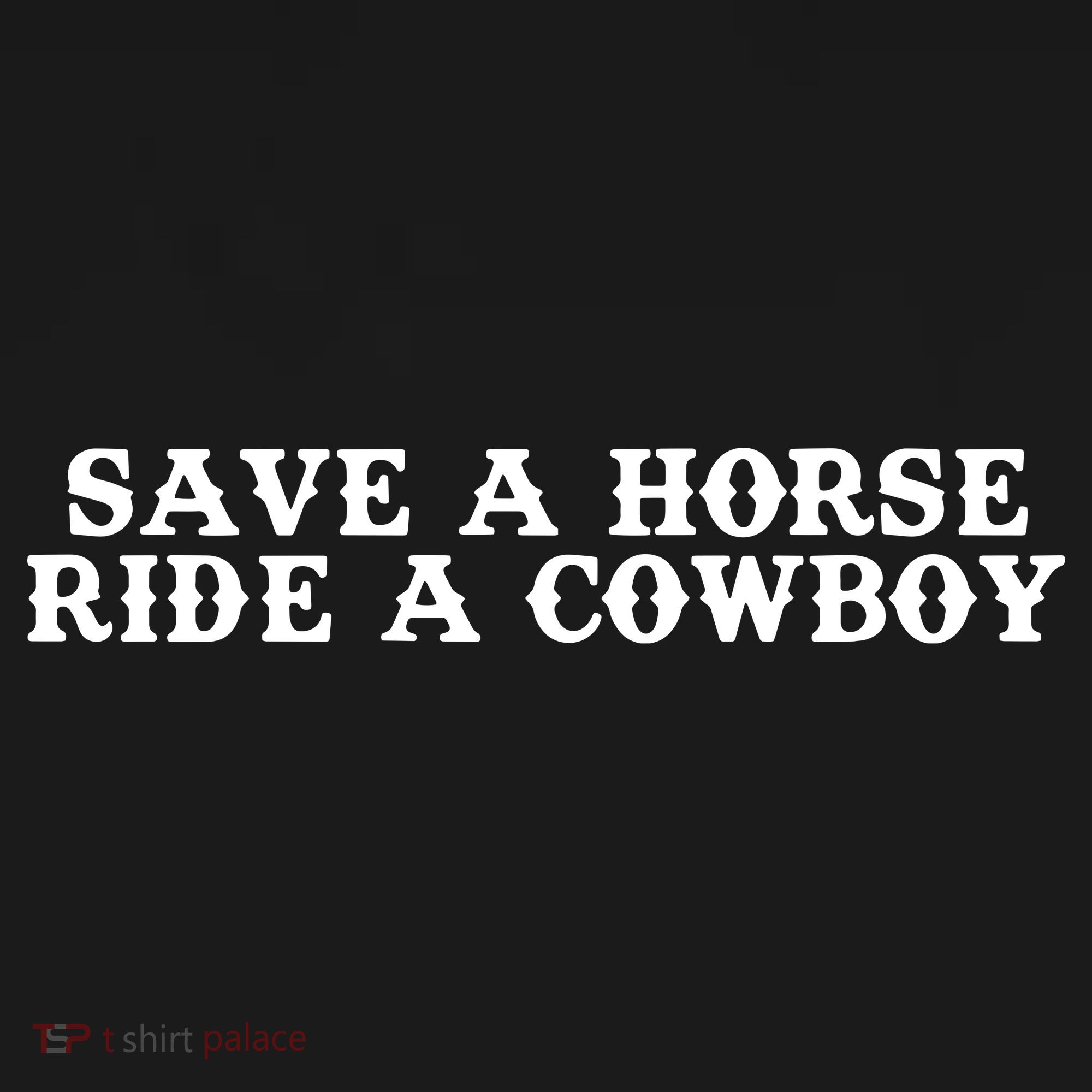 Save A Horse Ride A Cowboy USA-Made Doggie Bandana