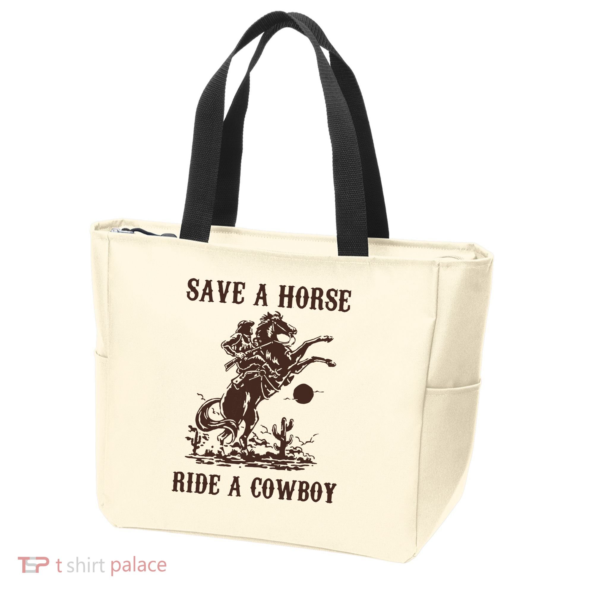 Save A Horse Ride A Cowboy Tote Bag