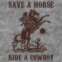 Save A Horse Ride A Cowboy Toddler Hoodie thumb 2