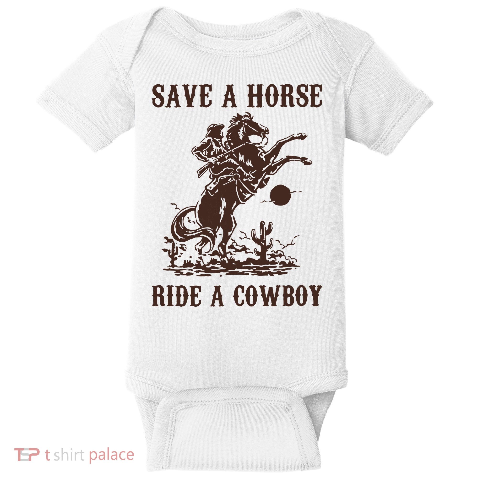 Save A Horse Ride A Cowboy Baby Bodysuit
