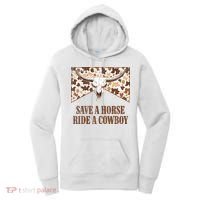 Save A Horse Ride A Cow Bull Skull Women's Hoodie thumb 0