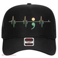 Suicide Awareness Heartbeat Ribbon Hat thumb 0