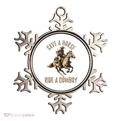 Save A Horse Ride A Cow Horseback Riding Ornament