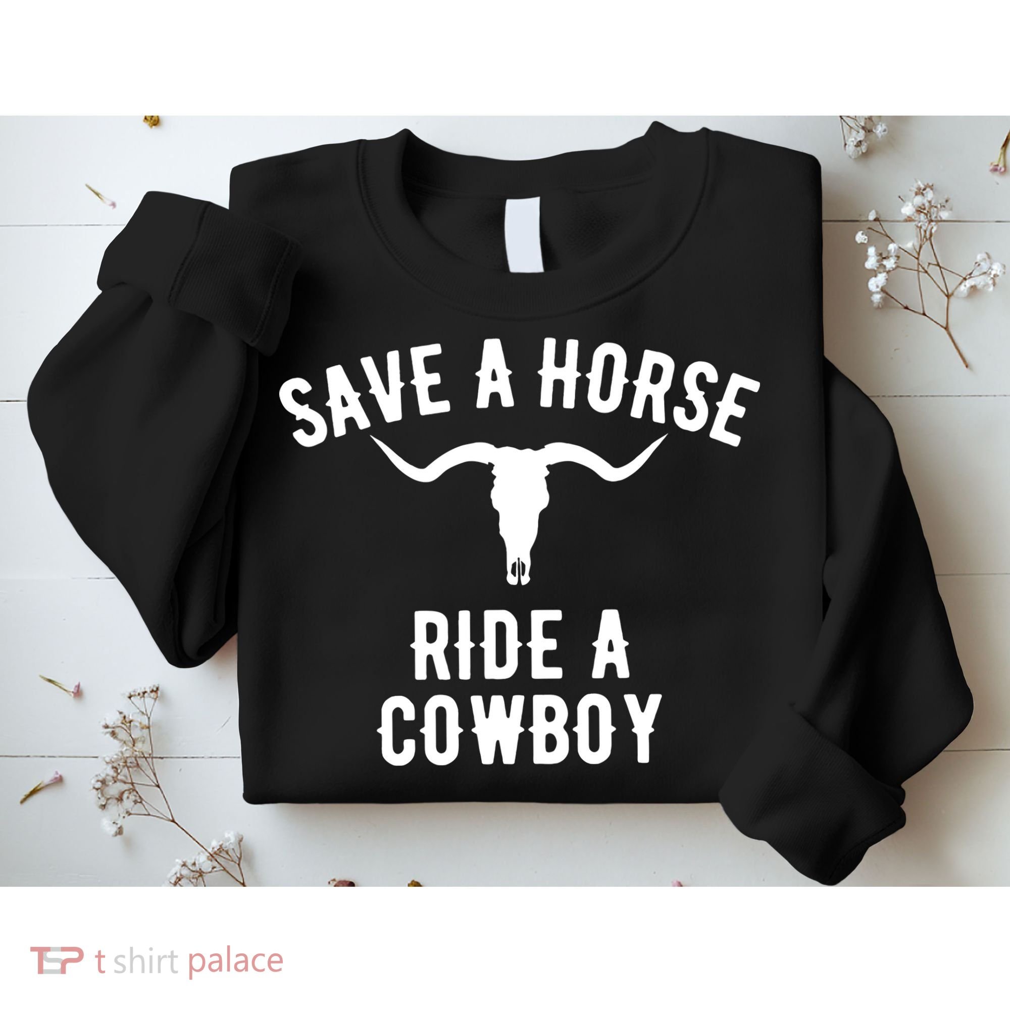 Save a Horse Ride a Cow funny horse racing Sweatshirt