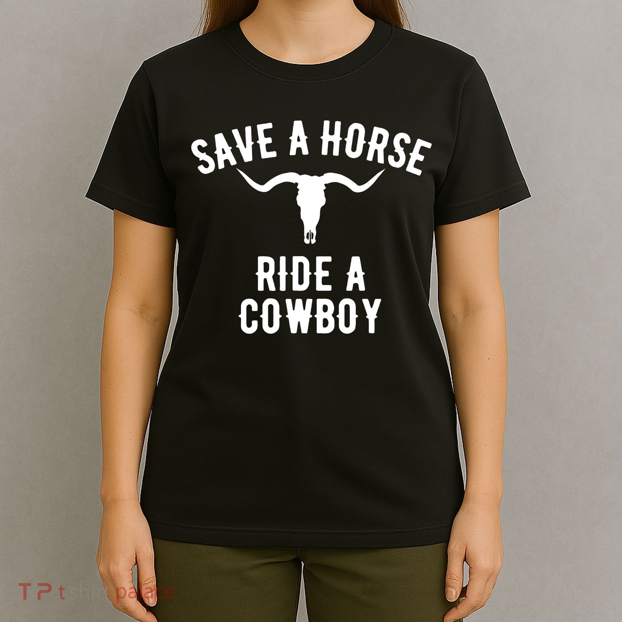 Save a Horse Ride a Cow funny horse racing T-Shirt