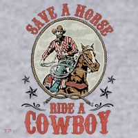 Save A Horse Ride A Cowboy Women's Sweatshirt thumb 2