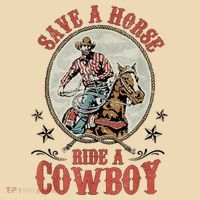 Save A Horse Ride A Cowboy Tote Bag thumb 4