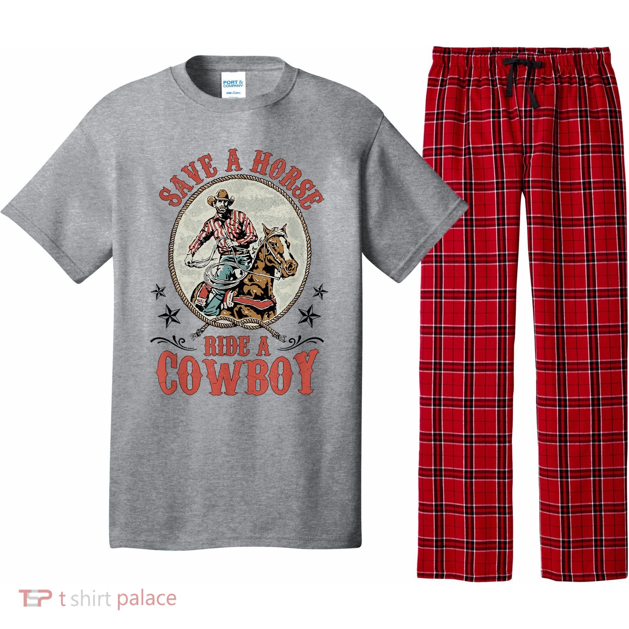 Save A Horse Ride A Cowboy Pajama Set