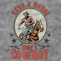 Save A Horse Ride A Cowboy Women's Tank Top thumb 5