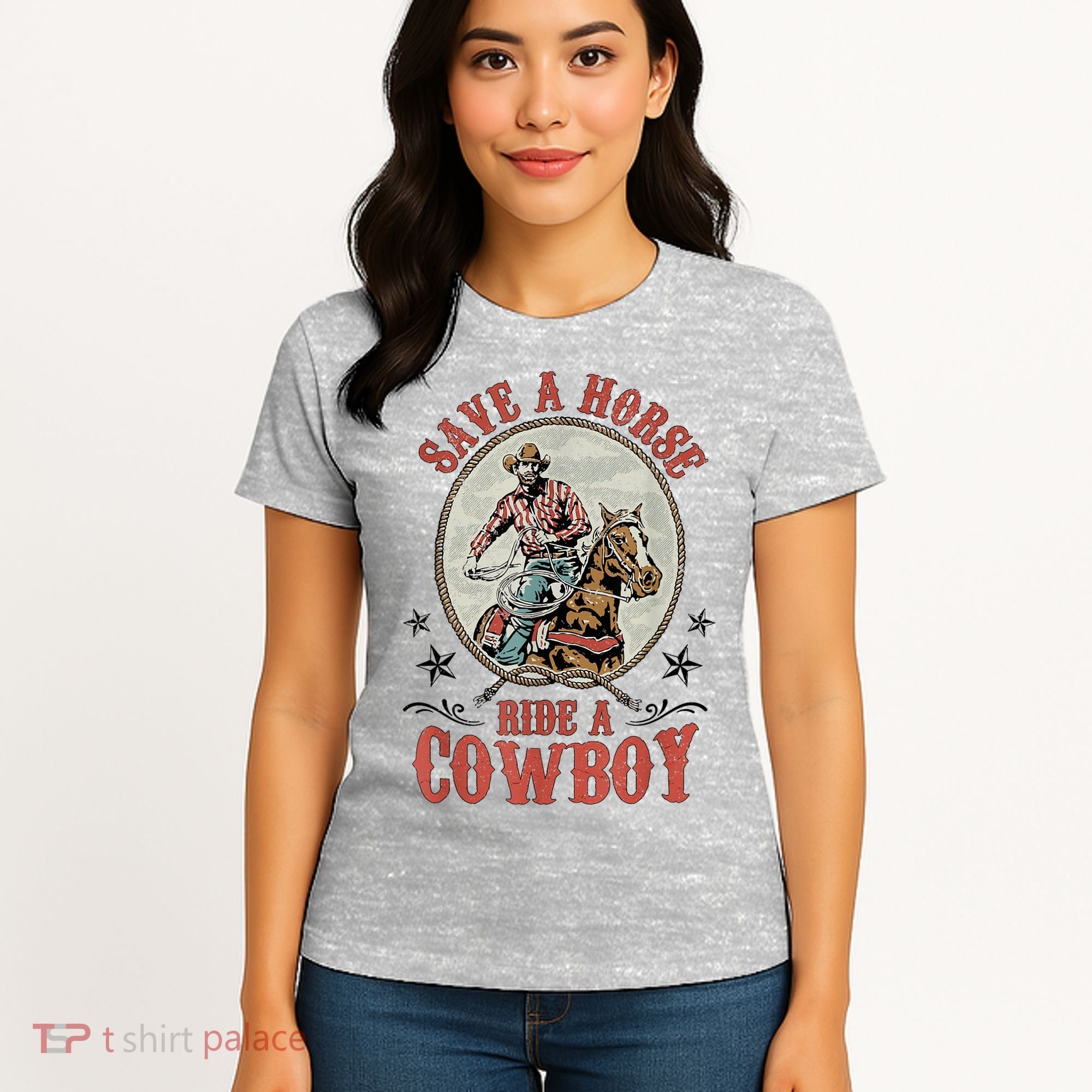 Save A Horse Ride A Cowboy Women's T-Shirt