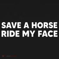 Save A Horse Ride My Face Funny Horse Riders & Lovers Gift Women's Tank Top thumb 5