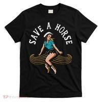 Save A Horse Ride A Mustache Free Moustache Rides T-Shirt thumb 0