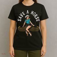 Save A Horse Ride A Mustache Free Moustache Rides T-Shirt thumb 4