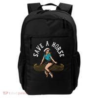 Save A Horse Ride A Mustache Free Moustache Rides Backpack thumb 0
