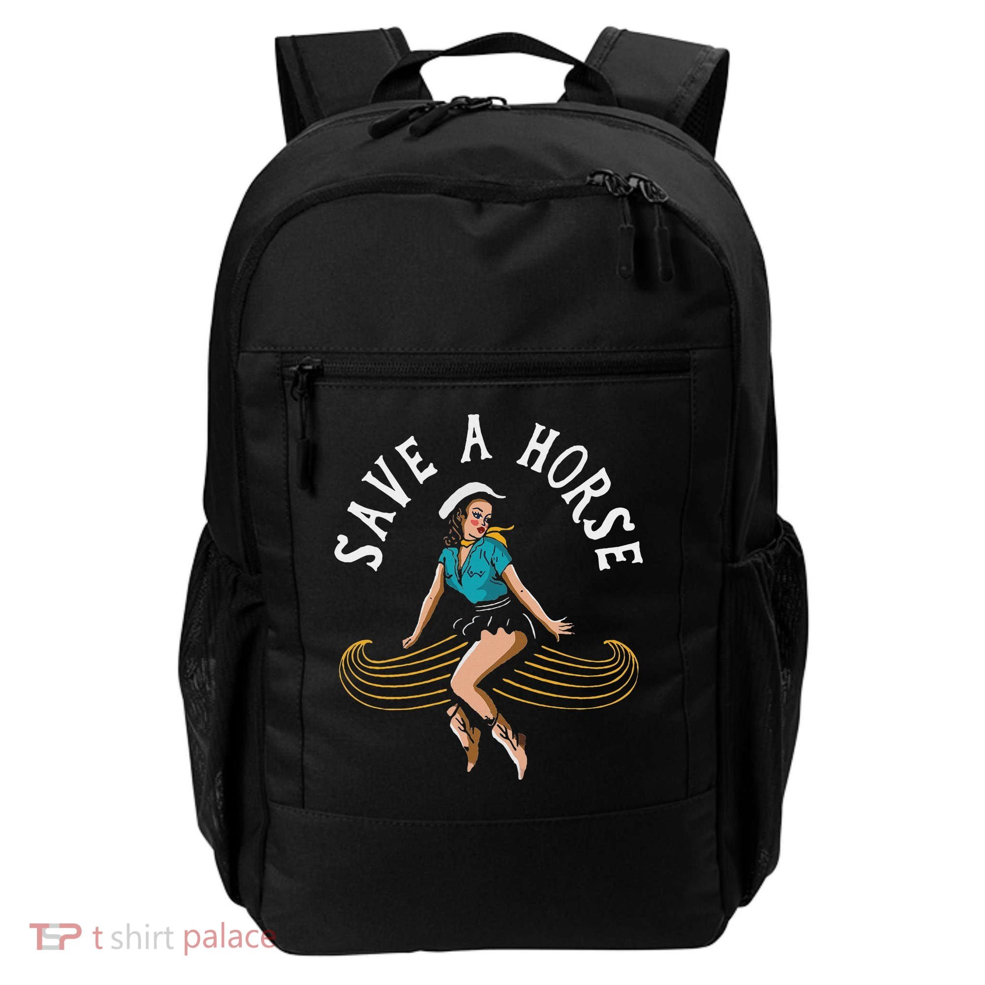 Save A Horse Ride A Mustache Free Moustache Rides Backpack