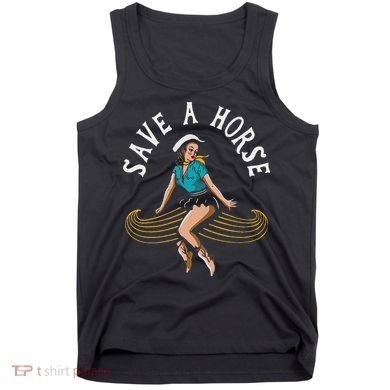 Save A Horse Ride A Mustache Free Moustache Rides Tank Top