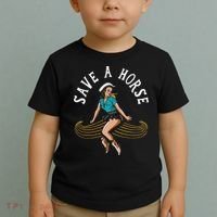 Save A Horse Ride A Mustache Free Moustache Rides Toddler T-Shirt thumb 2