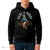Save A Horse Ride A Mustache Free Moustache Rides Kids Hoodie thumb 4