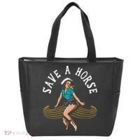 Save A Horse Ride A Mustache Free Moustache Rides Tote Bag thumb 0