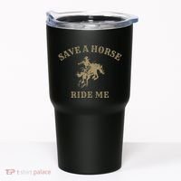 Save A Horse Ride Me Funny Cowboy Western Inappropriate Tumbler thumb 0