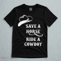Save A Horse, Ride A Cowboy! T-Shirt thumb 5