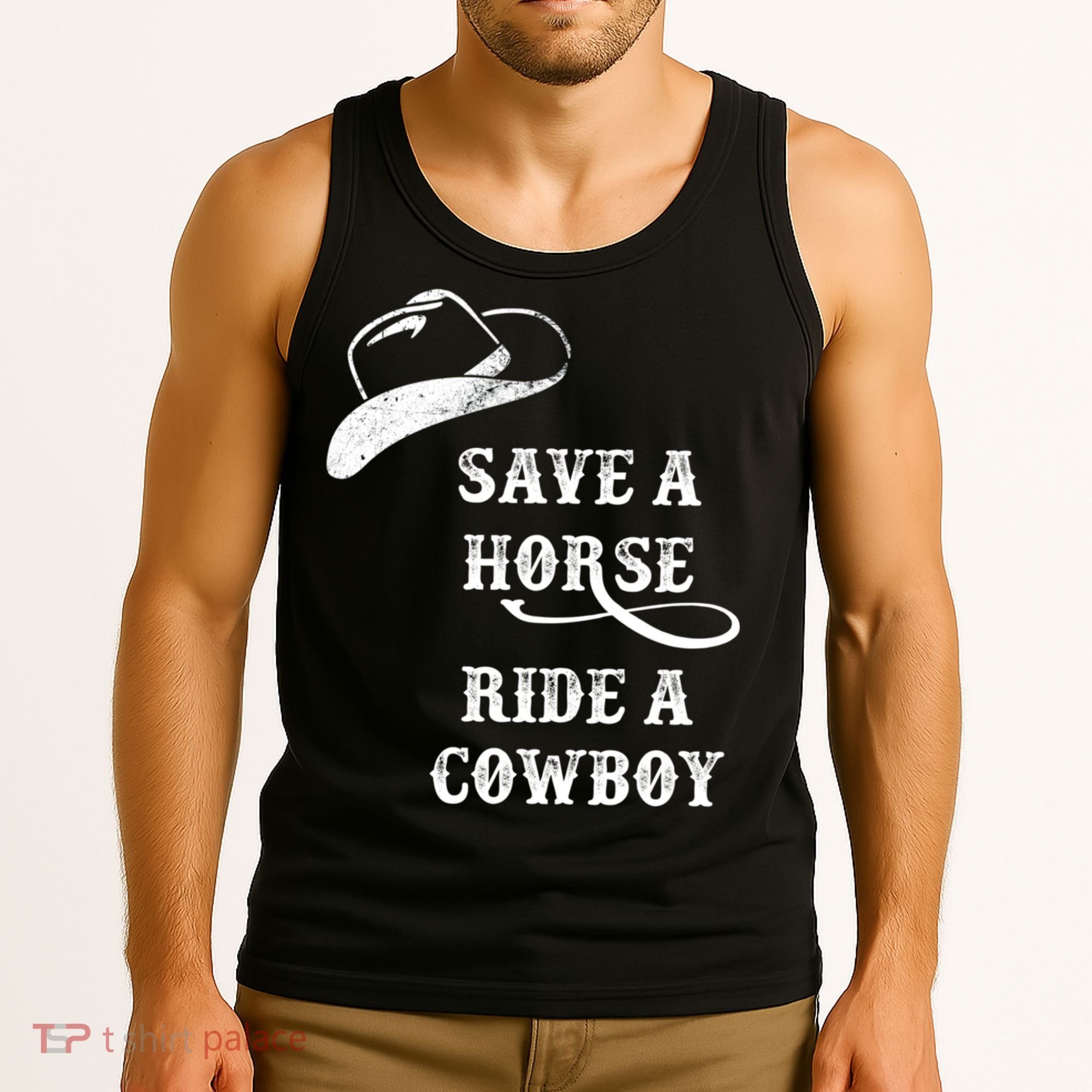 Save A Horse, Ride A Cowboy! Tank Top