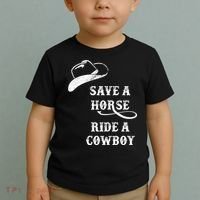 Save A Horse, Ride A Cowboy! Toddler T-Shirt thumb 2