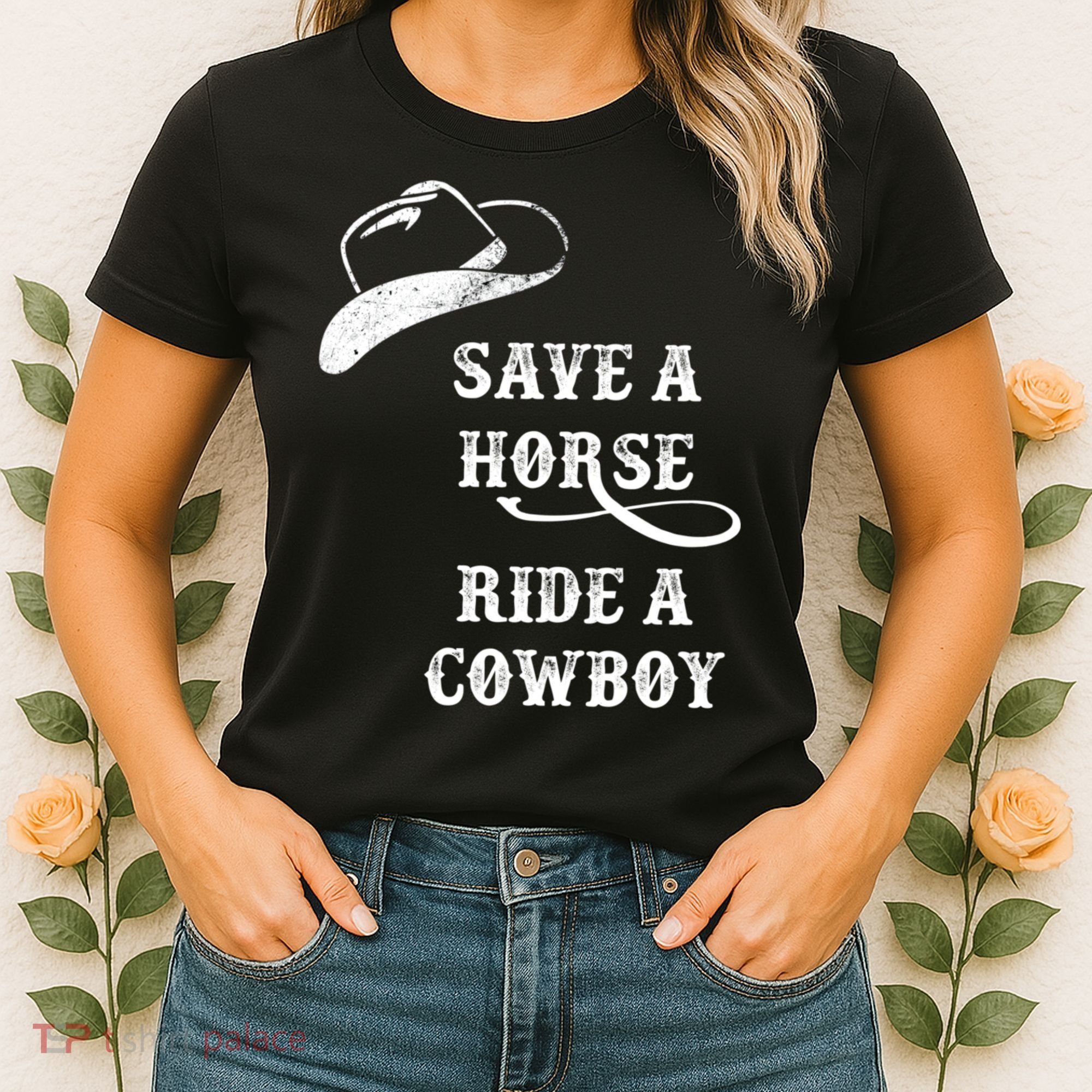 Save A Horse, Ride A Cowboy! Women's T-Shirt