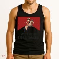 Save A Horse Ride A Cowgirl Tank Top thumb 3