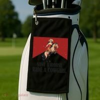 Save A Horse Ride A Cowgirl Golf Towel thumb 2