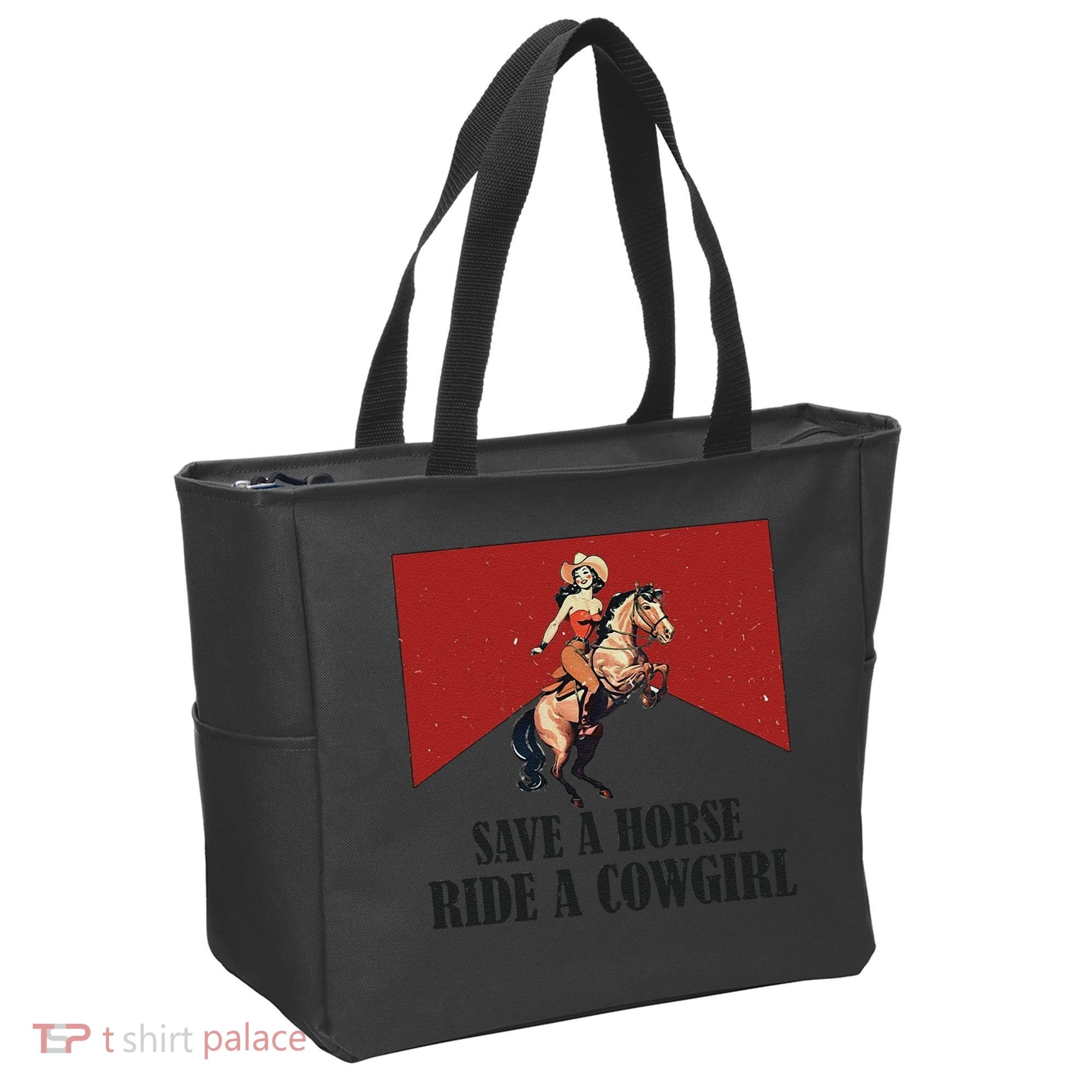 Save A Horse Ride A Cowgirl Tote Bag