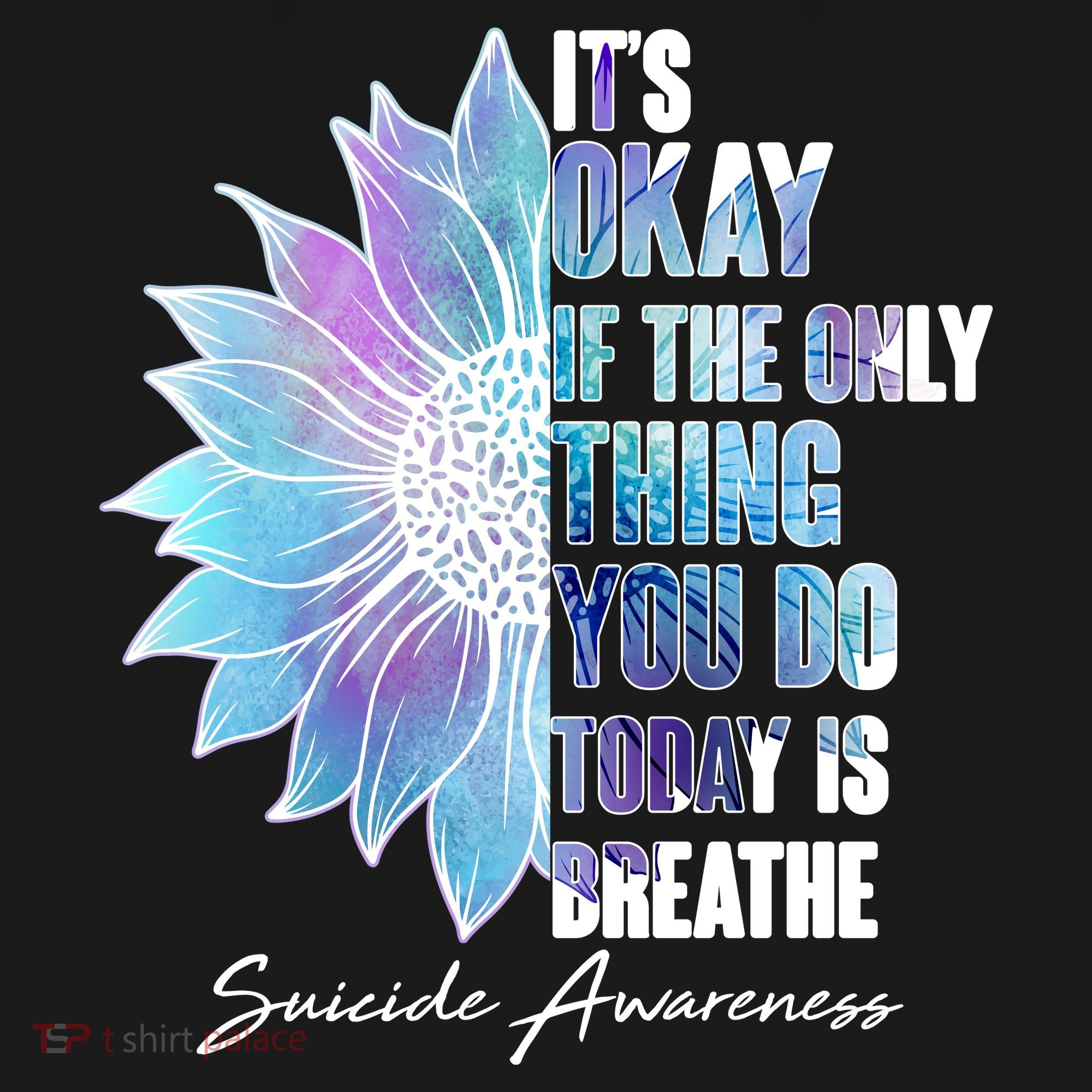 Suicide Awareness Its Okay If The Only Thing You Do Today Is Breathe Ornament