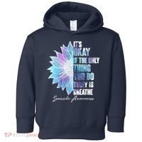 Suicide Awareness Its Okay If The Only Thing You Do Today Is Breathe Toddler Hoodie thumb 0