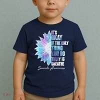 Suicide Awareness Its Okay If The Only Thing You Do Today Is Breathe Toddler T-Shirt thumb 2