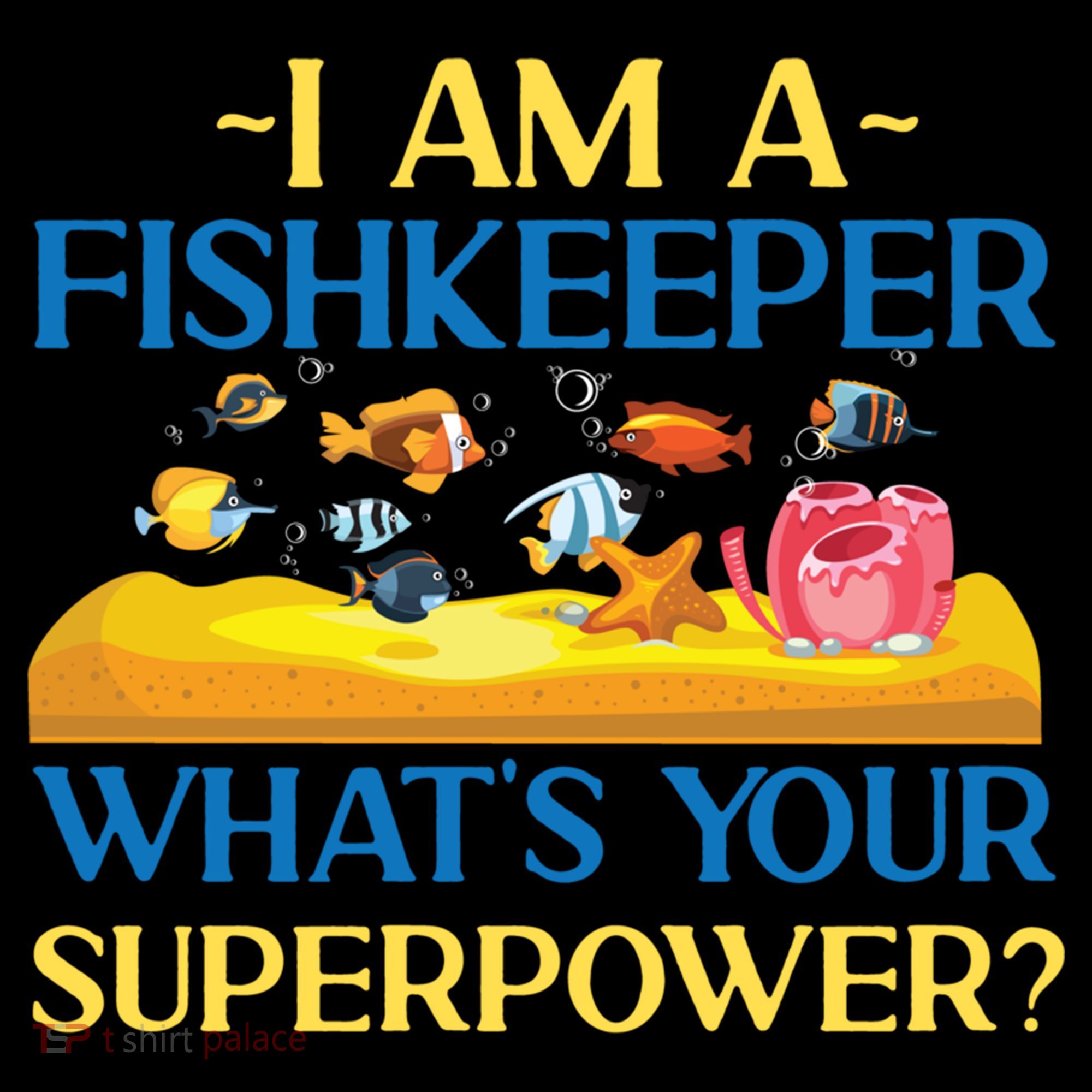 Saltwater Aquarium I Am A Fishkeeper What's Your Superpower? Gift Coffee Mug