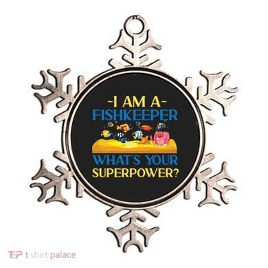 Saltwater Aquarium I Am A Fishkeeper What's Your Superpower? Gift Ornament