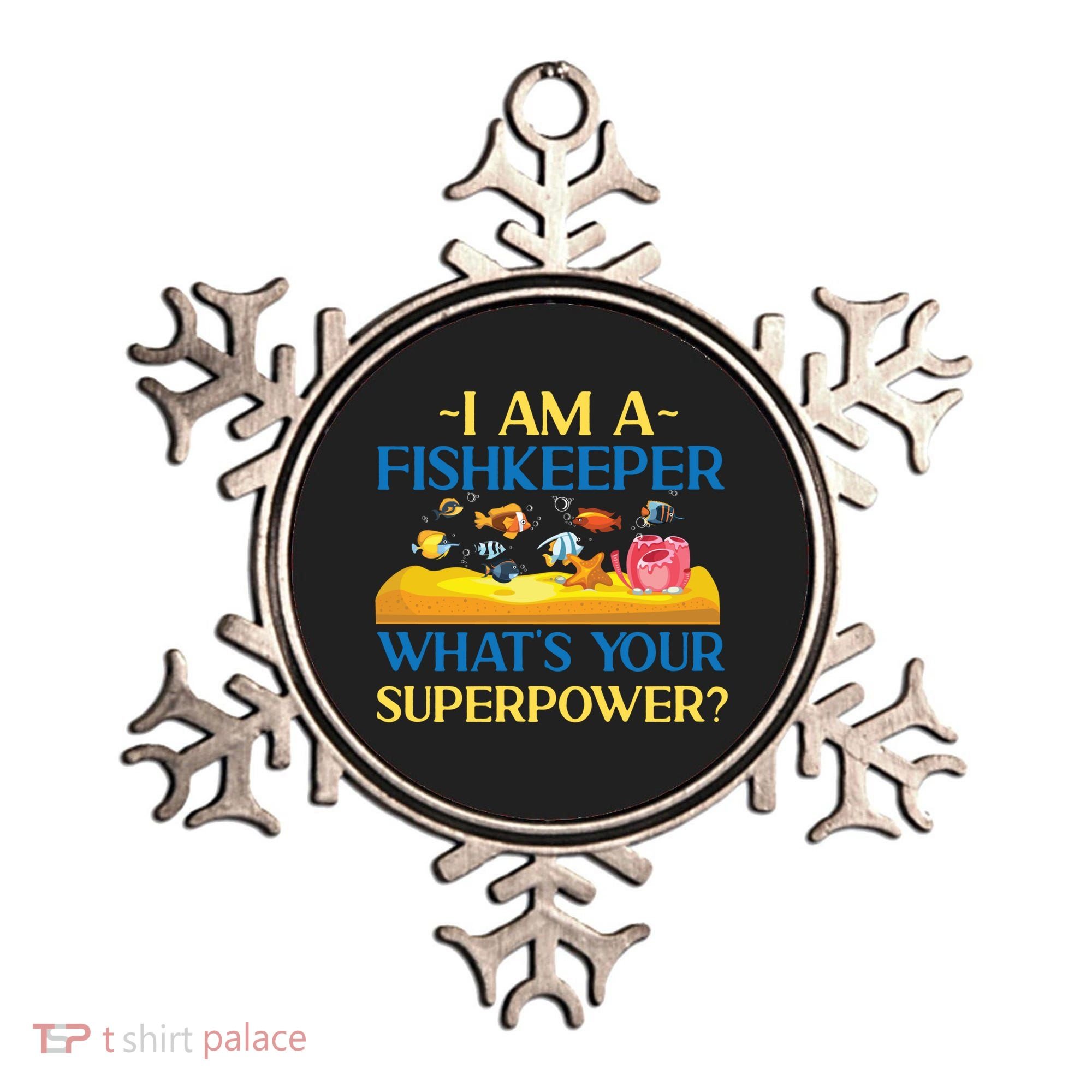 Saltwater Aquarium I Am A Fishkeeper What's Your Superpower? Gift Ornament