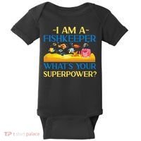 Saltwater Aquarium I Am A Fishkeeper What's Your Superpower? Gift Baby Bodysuit thumb 0